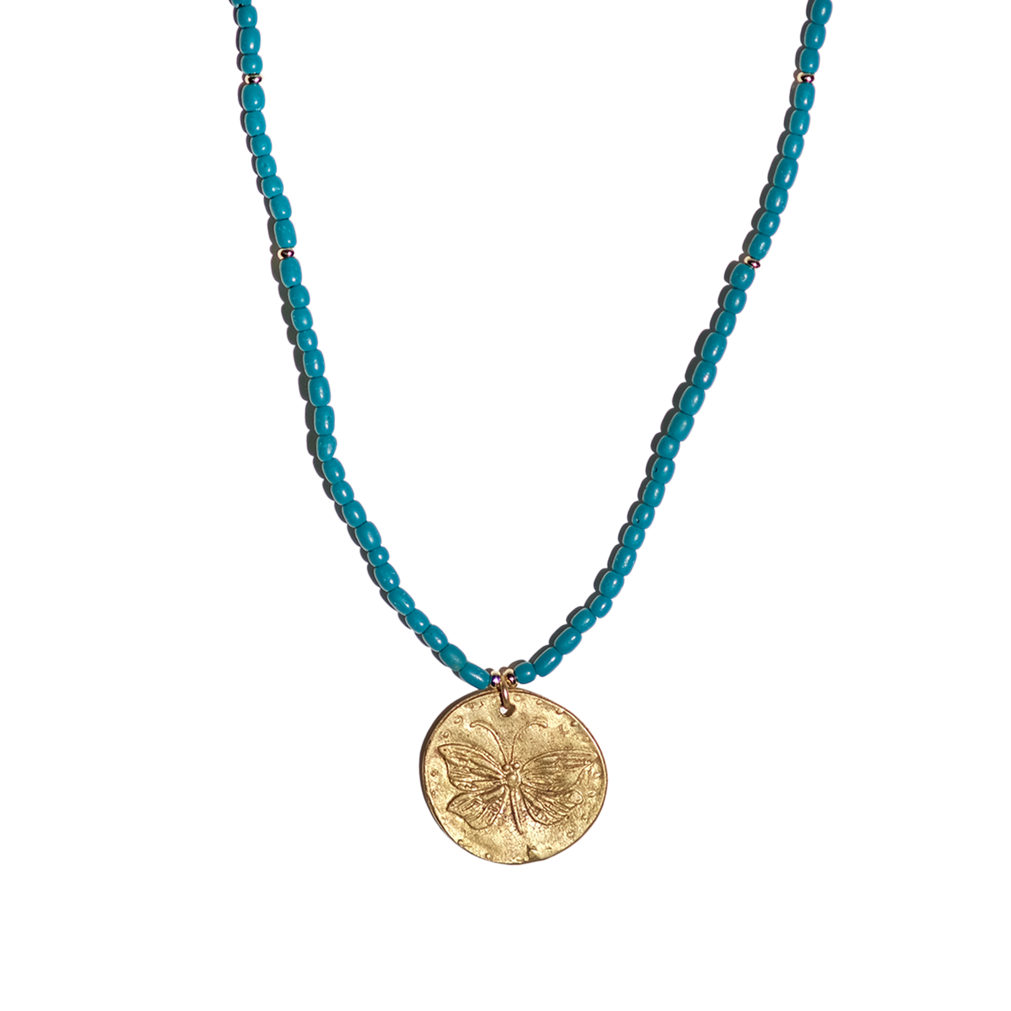 Butterfly on Turquoise